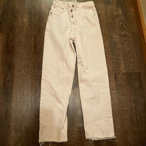 Zara light pink jeans